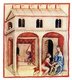 Iraq / Italy: Warm Water (Aqua Calida). Illustration from Ibn Butlan's Taqwim al-sihhah or 'Maintenance of Health' (Baghdad, 11th century) published in Italy as the Tacuinum Sanitatis in the 14th century