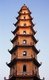 Vietnam: Dieu Quang or ‘Miraculous Light’ Pagoda at Chua Lien Phai, the ‘Pagoda of the Lotus Sect’ temple, one of the few surviving relics of the Trinh Lords (1553–1786) in Hanoi.
